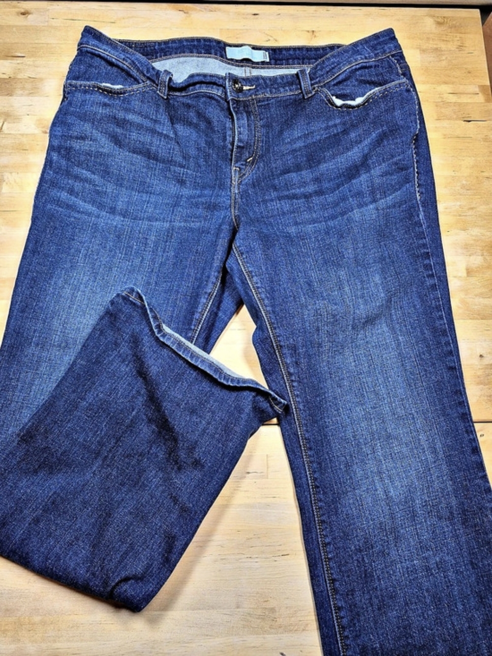 Levi's Bold Curve Boot Cut Jeans Blue Size 18